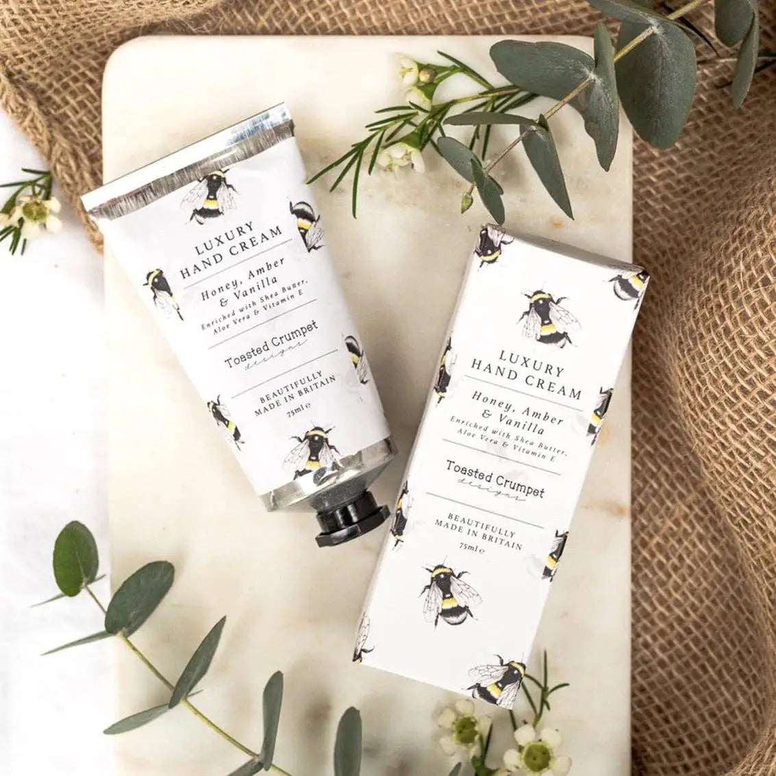 Luxury Hand Cream - Honey Amber & Vanilla - Toasted Crumpet (US Duties Paid)