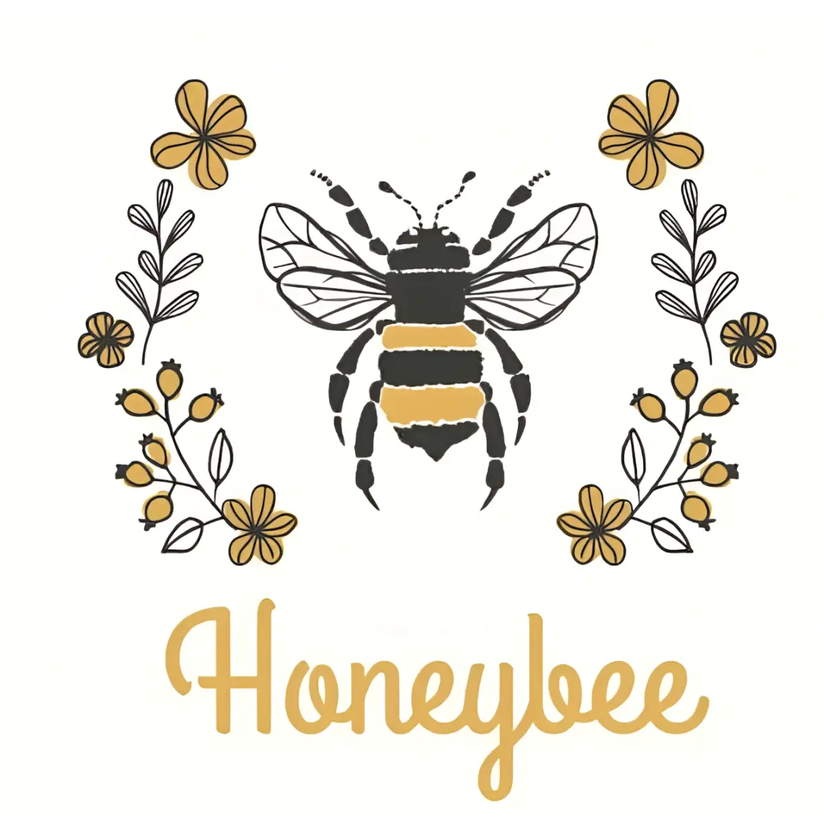 Honeybee Swag Bundle - Swedish Dish Cloth Pen Sticker - Honeybee Vintage