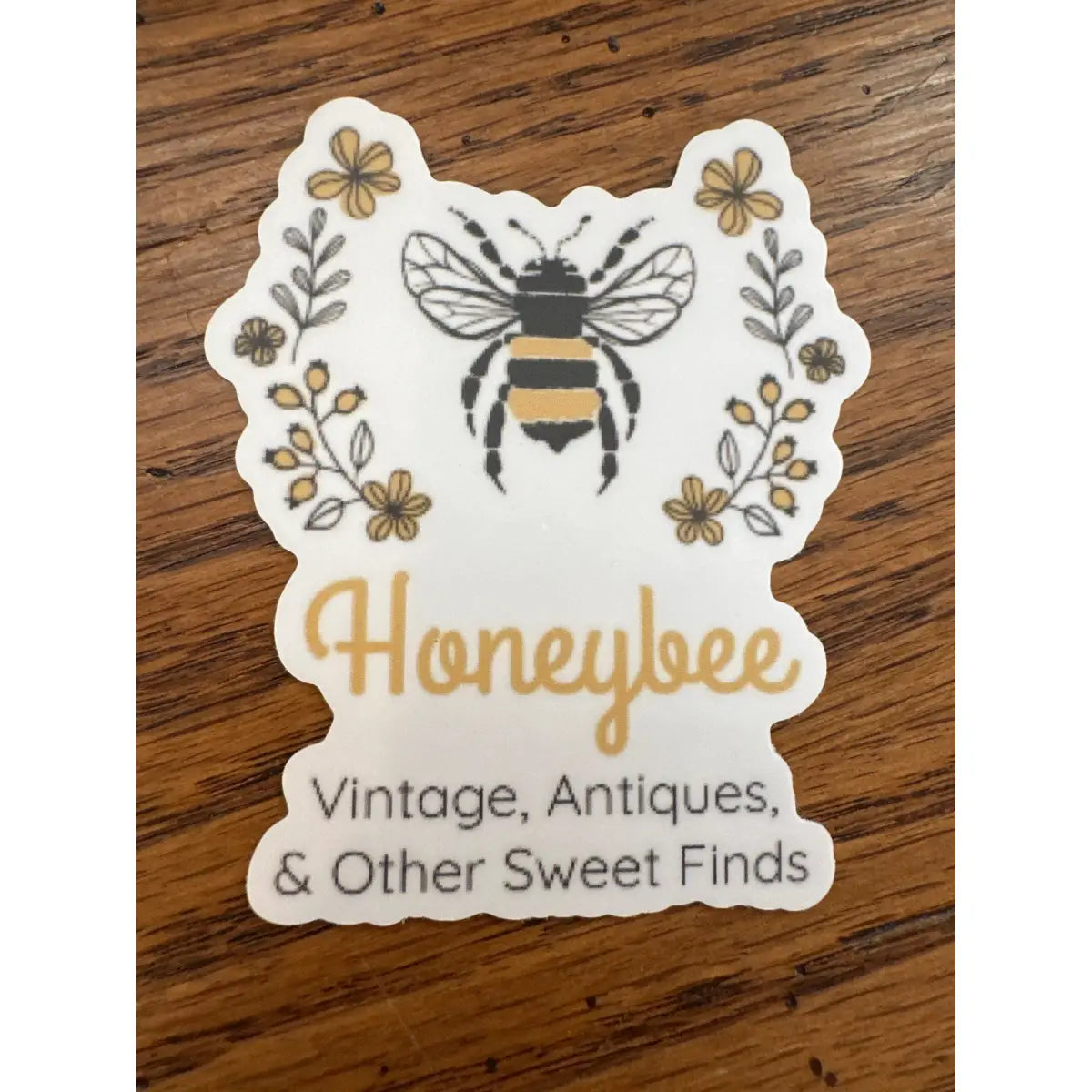 Honeybee Vintage Logo Sticker - RUSPEPA