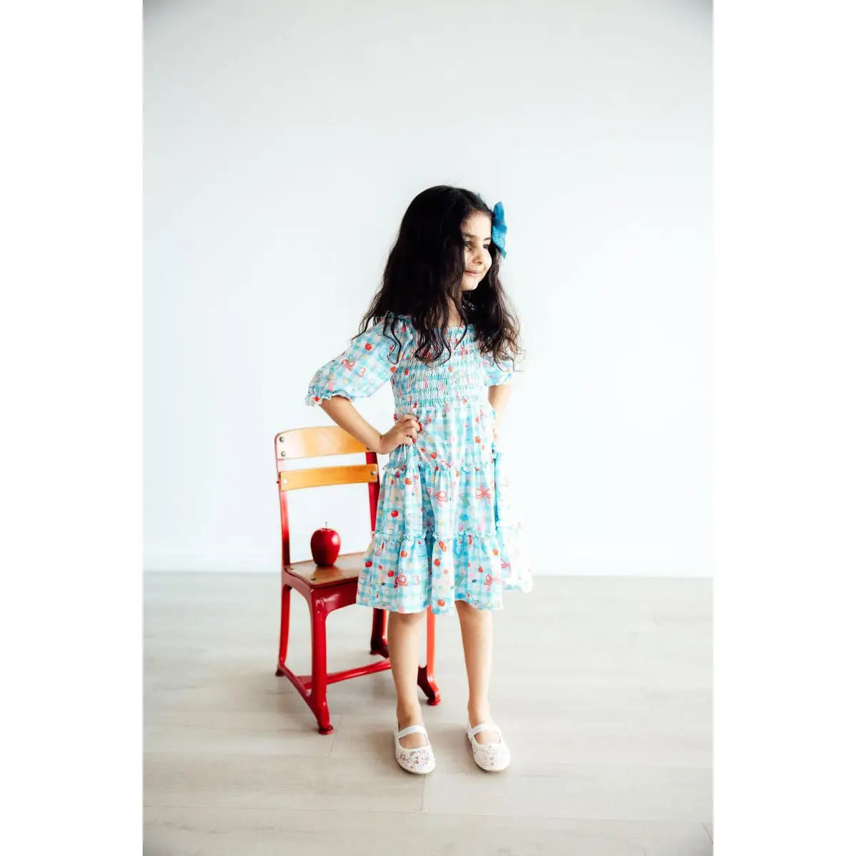 Honor Roll Smocked Ruffle Dress - Back to School - Mila & Rose ®