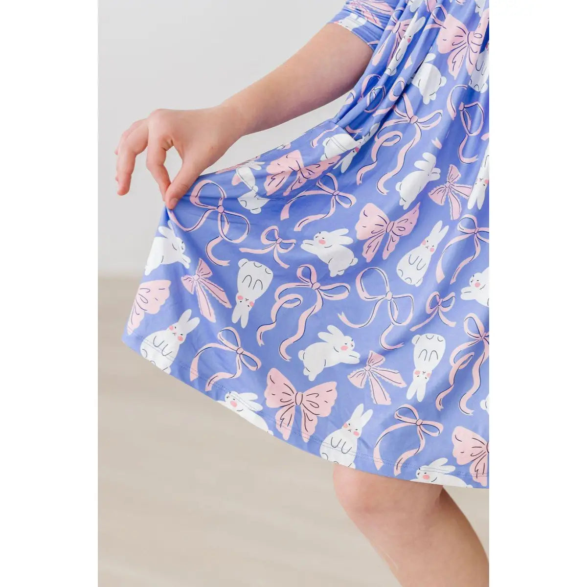 Hop Skip & Twirl 3/4 Sleeve Pocket Twirl Dress - Mila & Rose ®