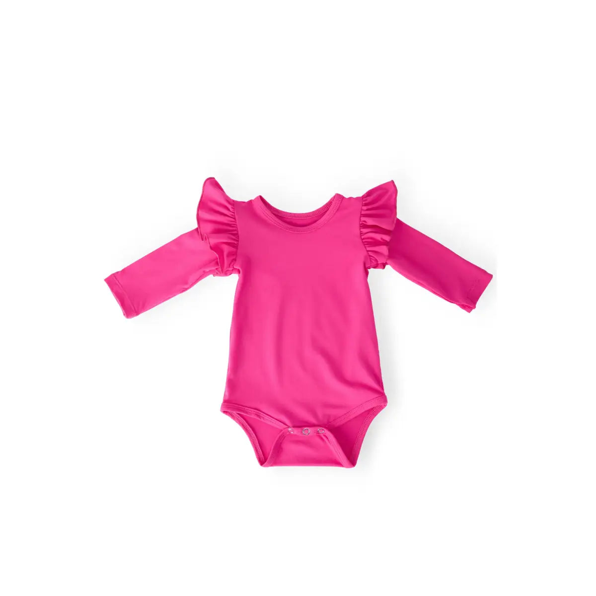 Hot Pink L/S Flutter Bodysuit - Mila & Rose ®