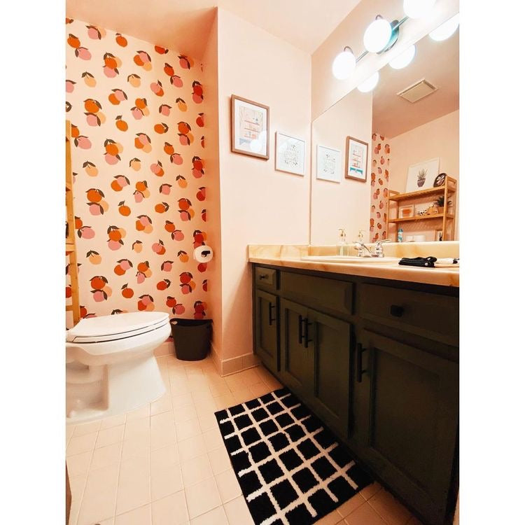 Millions of Peaches Wallpaper by KMBO Designs - Loomwell Home Goods