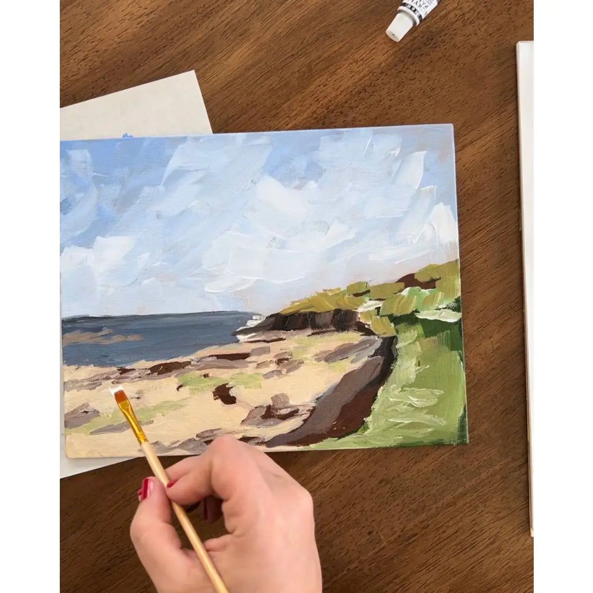 Impressionism Painting Kit - Seashore Path - Cate Paper Co.