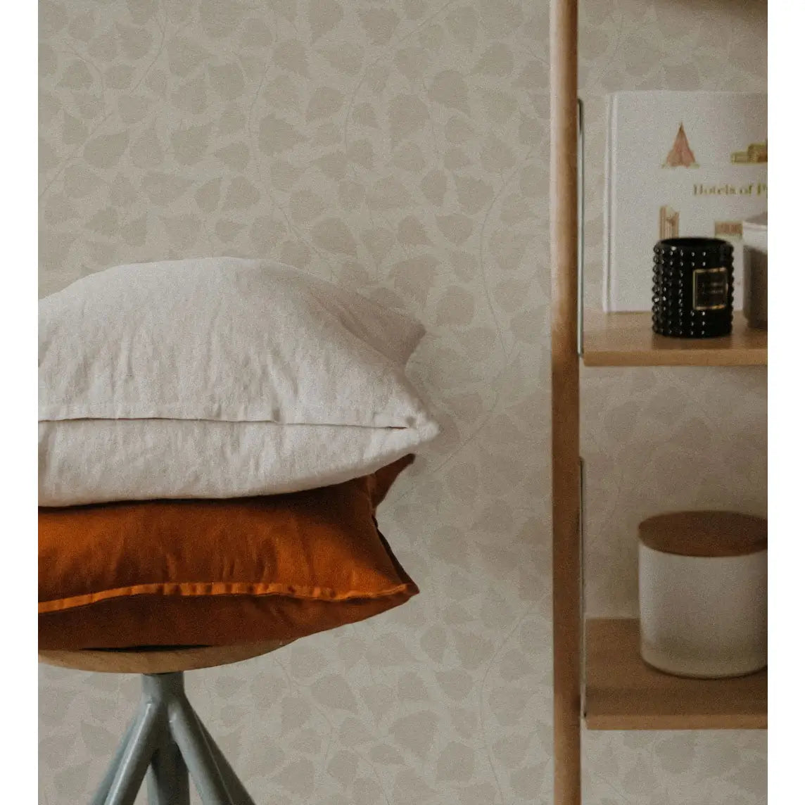 Iveline Wallpaper - Leaf Textures - by Marie Erstad Studio - Loomwell Home Goods