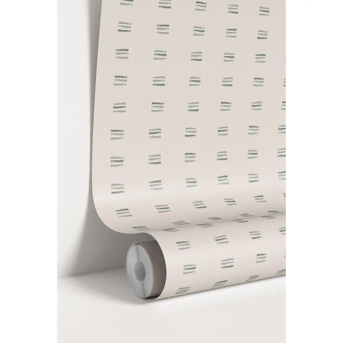 Jasper Wallpaper - Gray Crayon Lines - by Melissa Johnson Design - Loomwell Home Goods