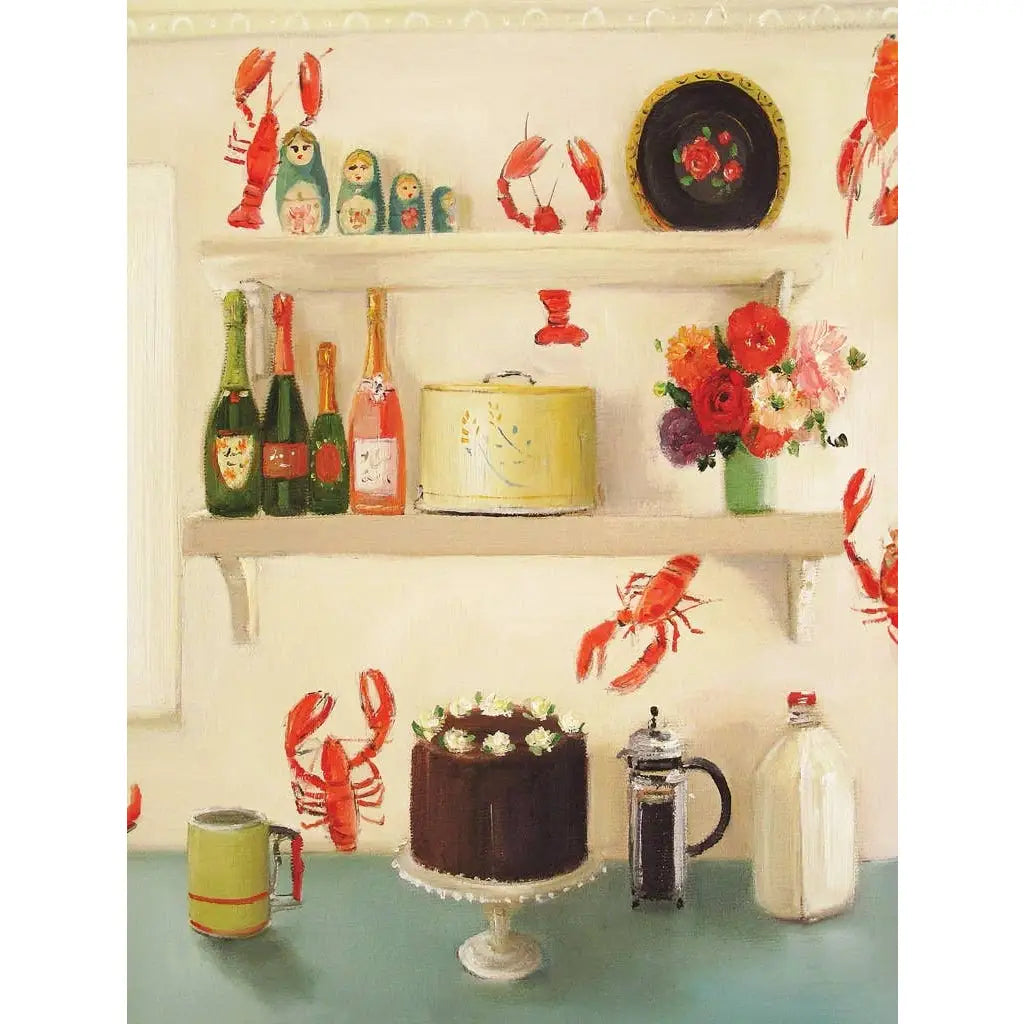 Jigsaw Puzzle - Devil’s Food Cake by Janet Hill - 500 Piece - New York Puzzle Company