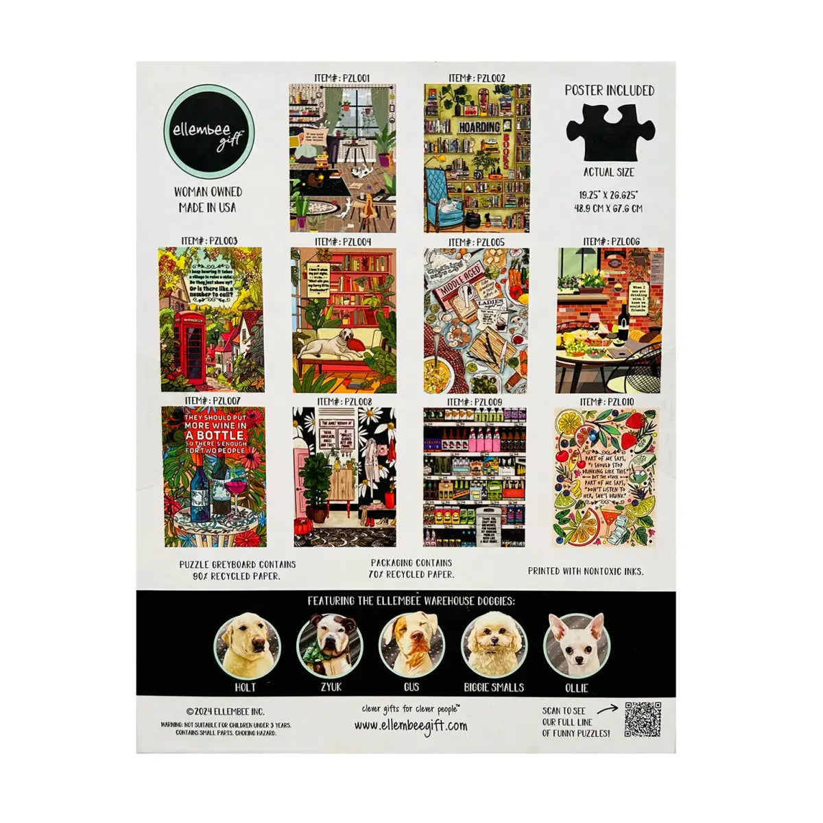 Jigsaw Puzzle - Dogs - After I’m Done Snacking - ellembee gift