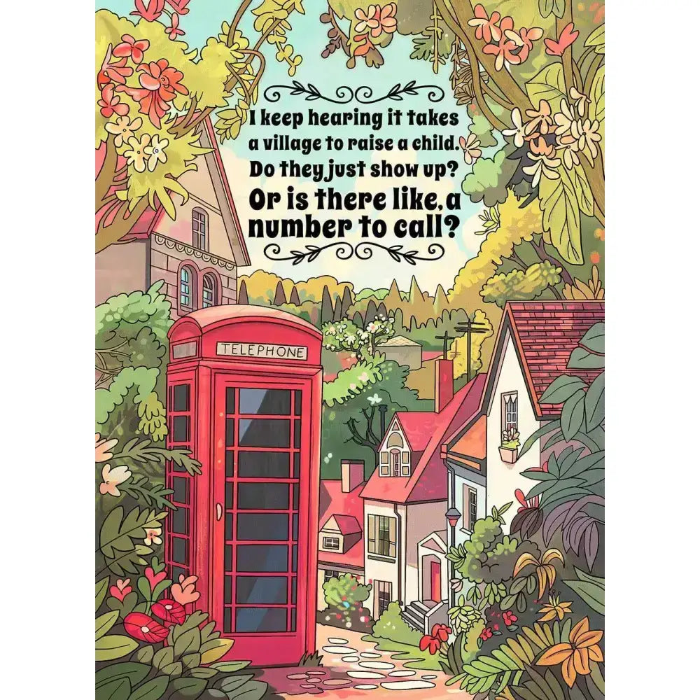 Jigsaw Puzzle - It Takes a Village - 1000 piece - ellembee gift