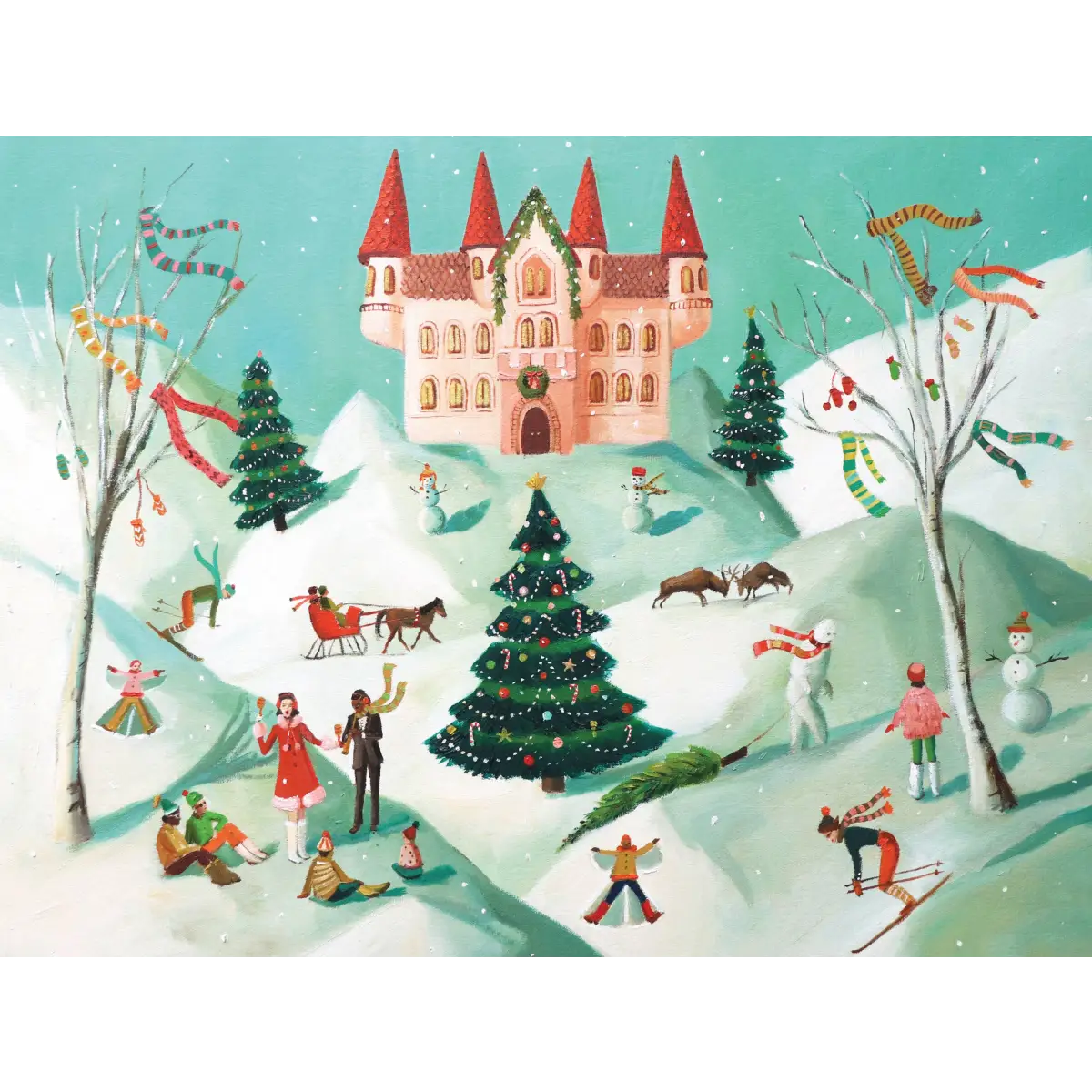 Jigsaw Puzzle - Winter Palace - Janet Hill - 1000 Piece - New York Puzzle Company