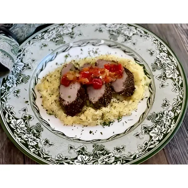 Juniper Seasoned Pork Loin and Polenta Meal Kit - Life At The Table