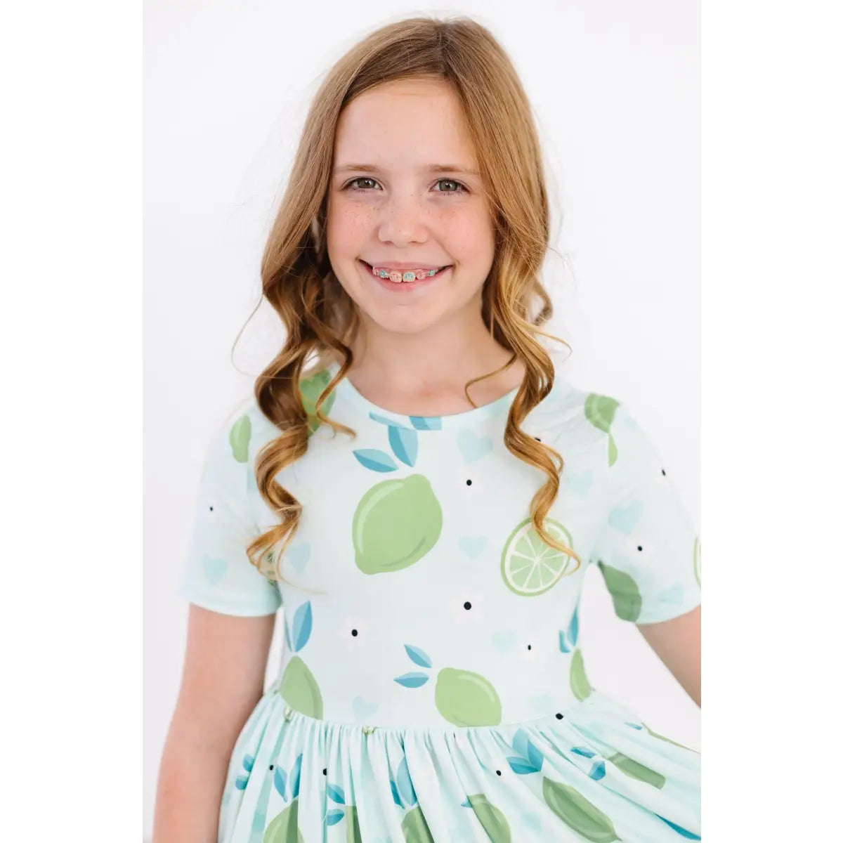 Key Lime Cutie S/S Pocket Twirl Dress - Mila & Rose ®