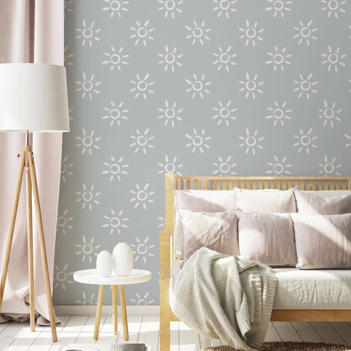 Kiran Wallpaper by The Color Amber - Loomwell Home Goods