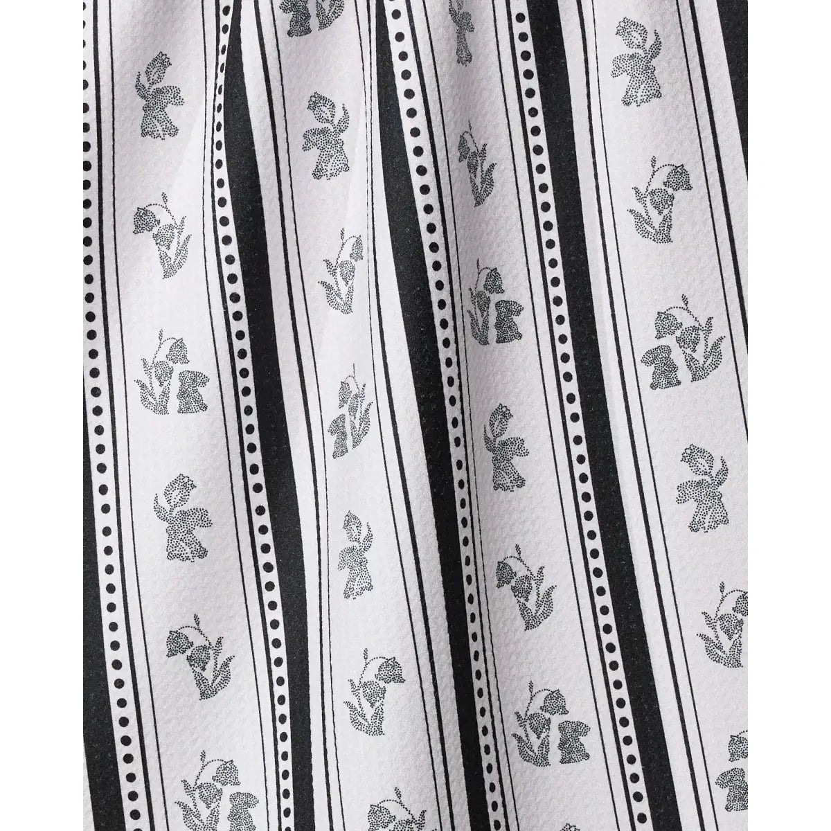 Kitchen Towel - Bunny Dots Stripe - Geometry