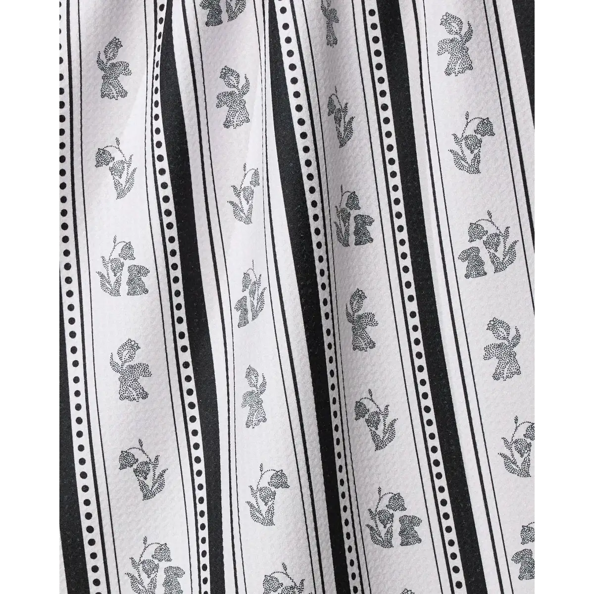 Kitchen Towel - Bunny Dots Stripe - Geometry
