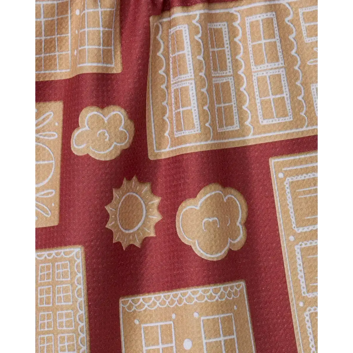 Kitchen Towel - Gingerbread City - Geometry