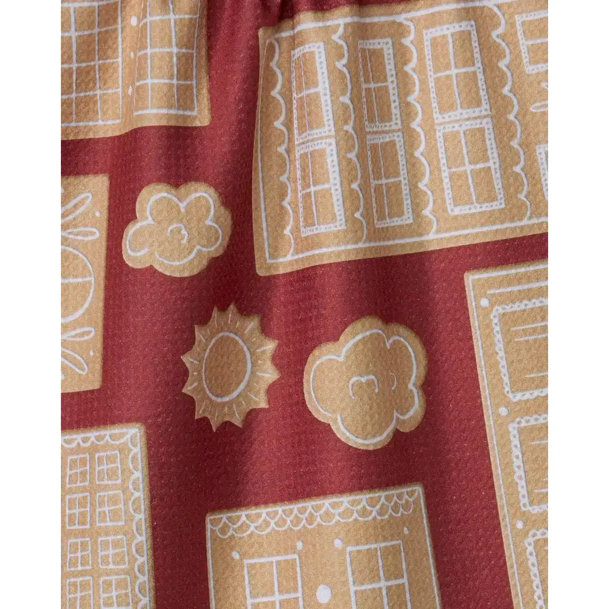 Kitchen Towel - Gingerbread City - Geometry
