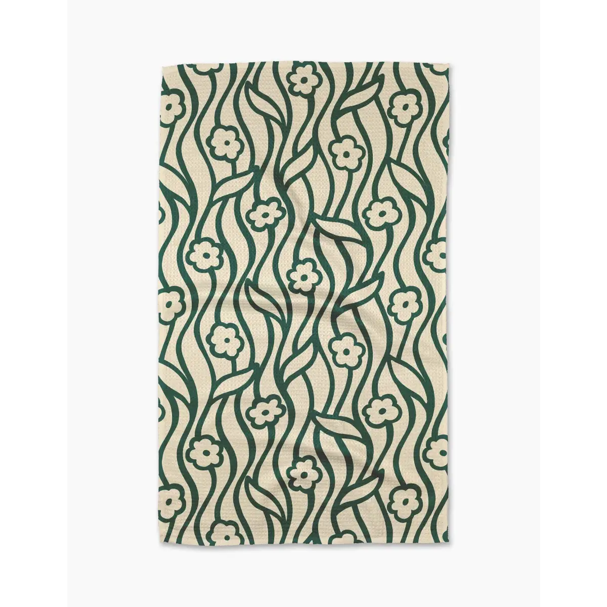 Kitchen Towel - Nostalgic Flowers - Geometry