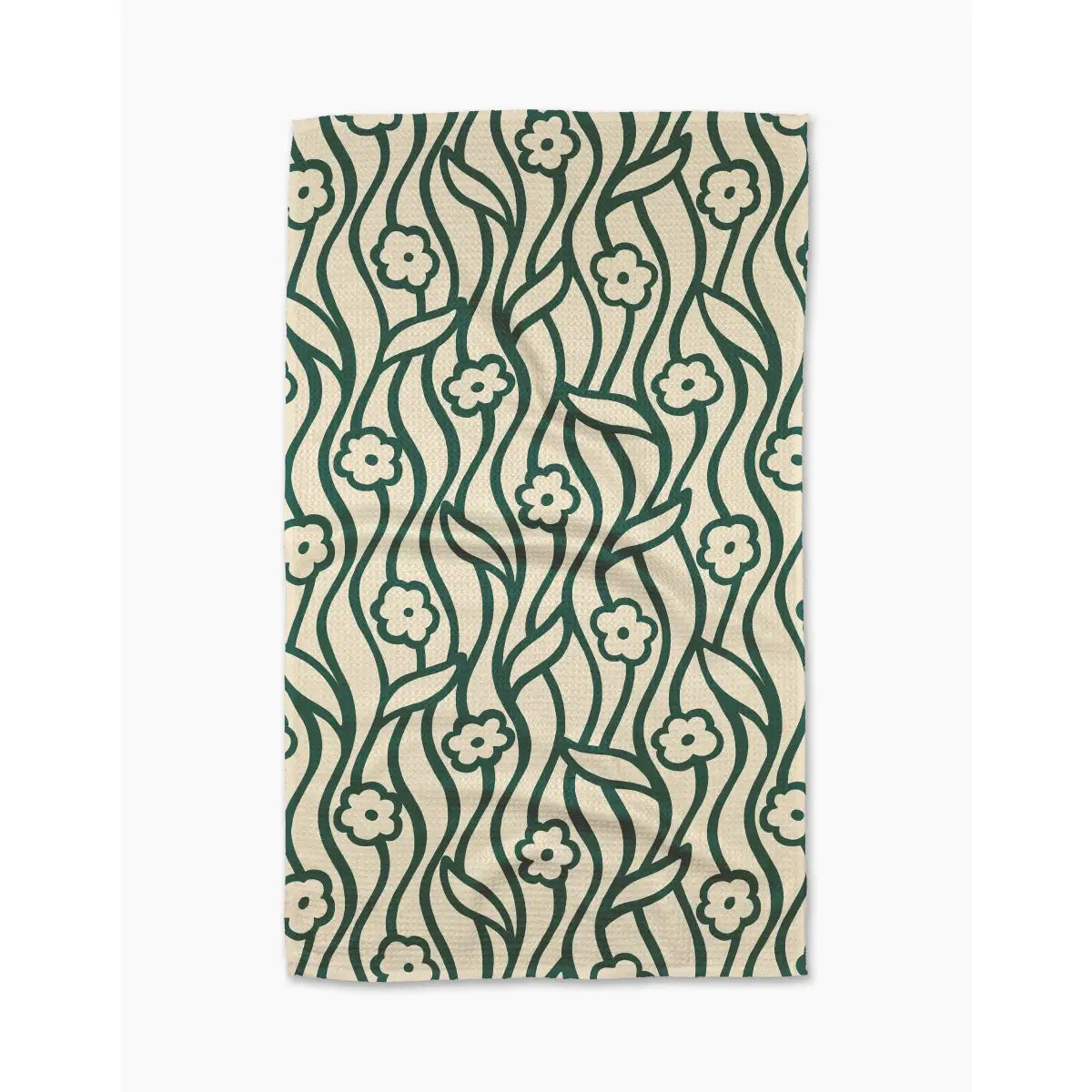 Kitchen Towel - Nostalgic Flowers - Geometry
