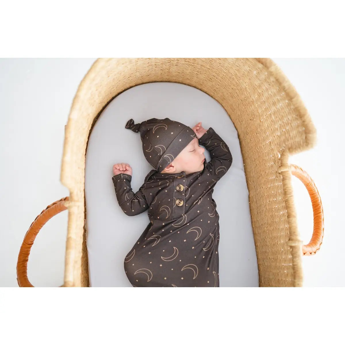 Knot Baby Hat - Midnight Moon - Harp Angel Boutique