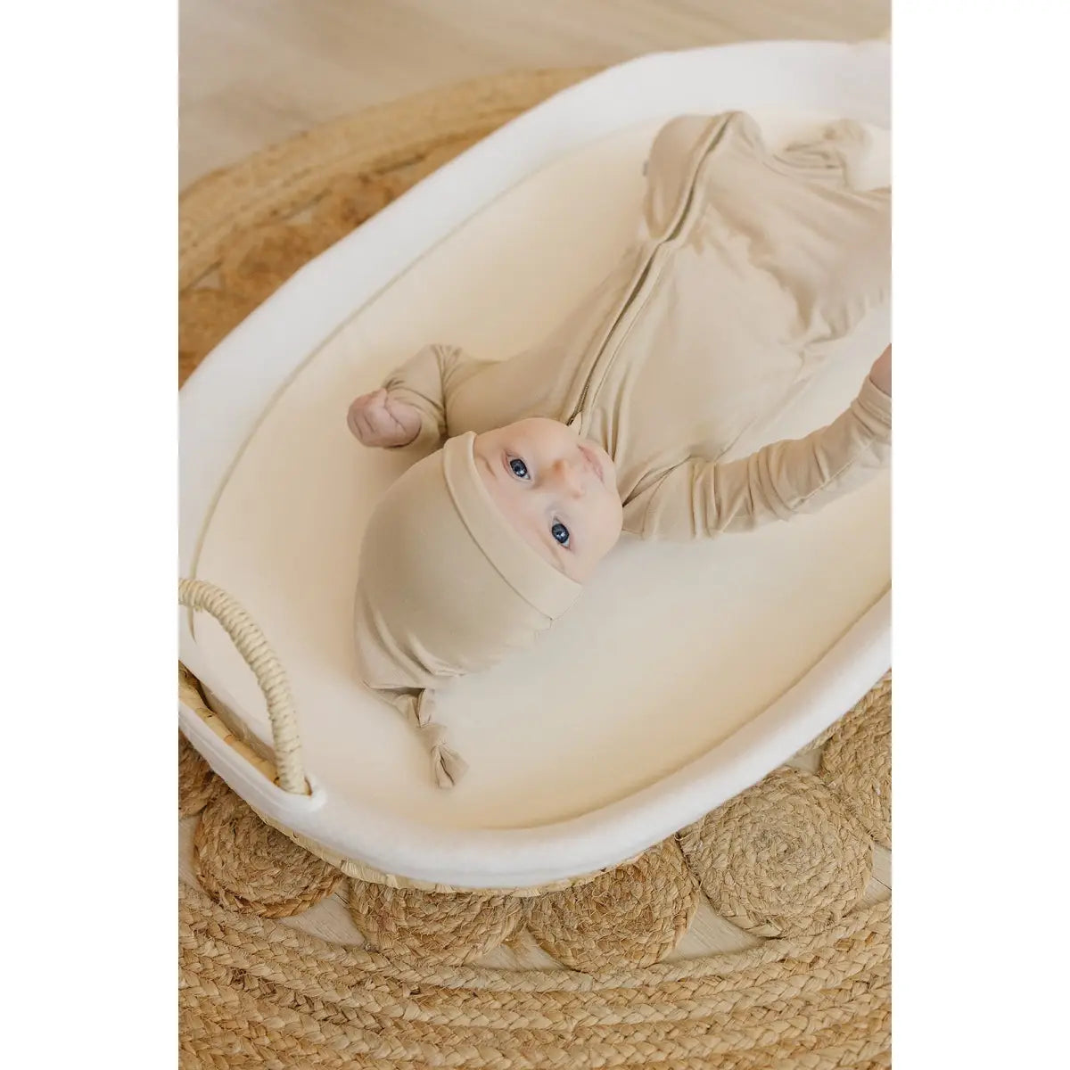 Knot Hat - Tan - Harp Angel Boutique