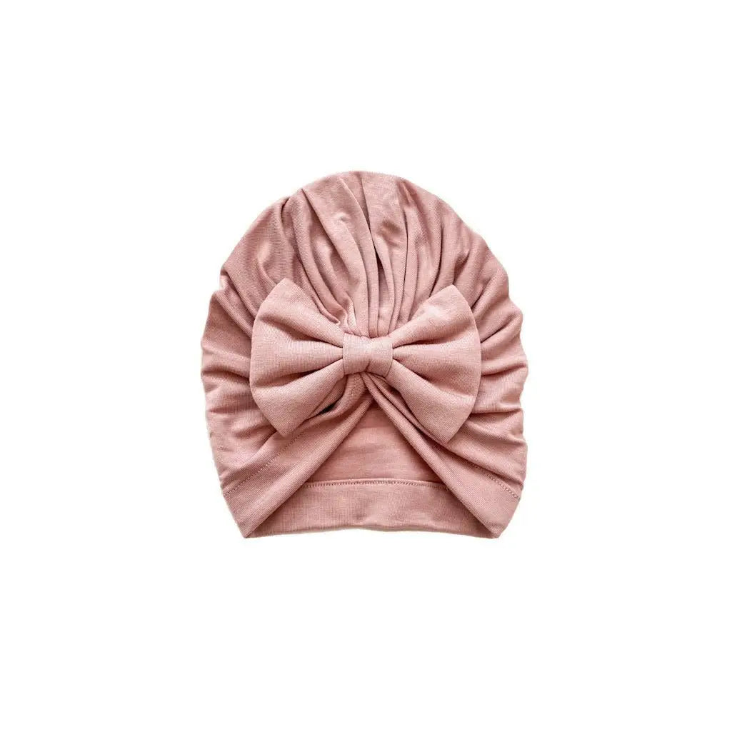 Knotted Baby Gown - Dusty Pink - Harp Angel Boutique