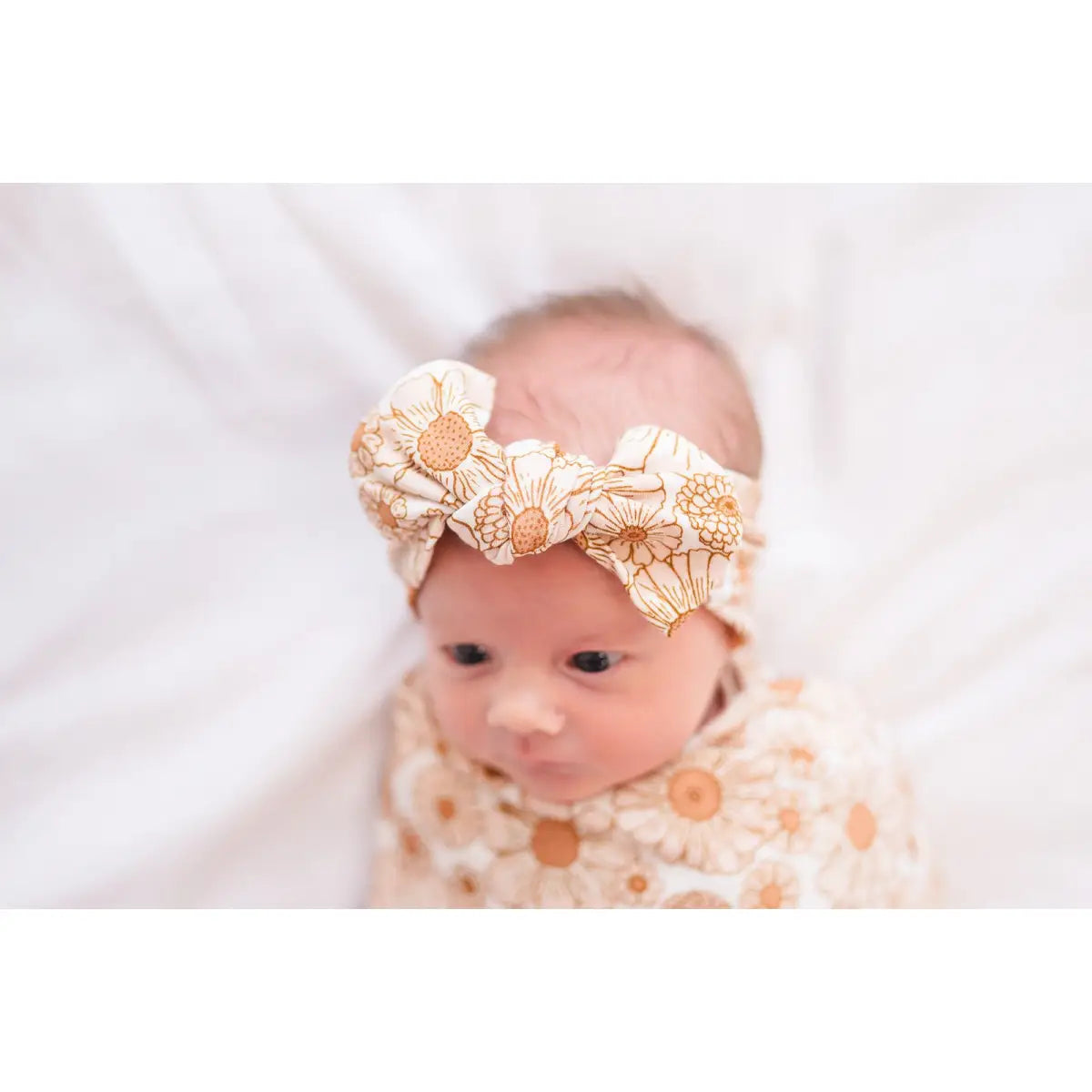 Knotted Headband - Flower Garden - Harp Angel Boutique