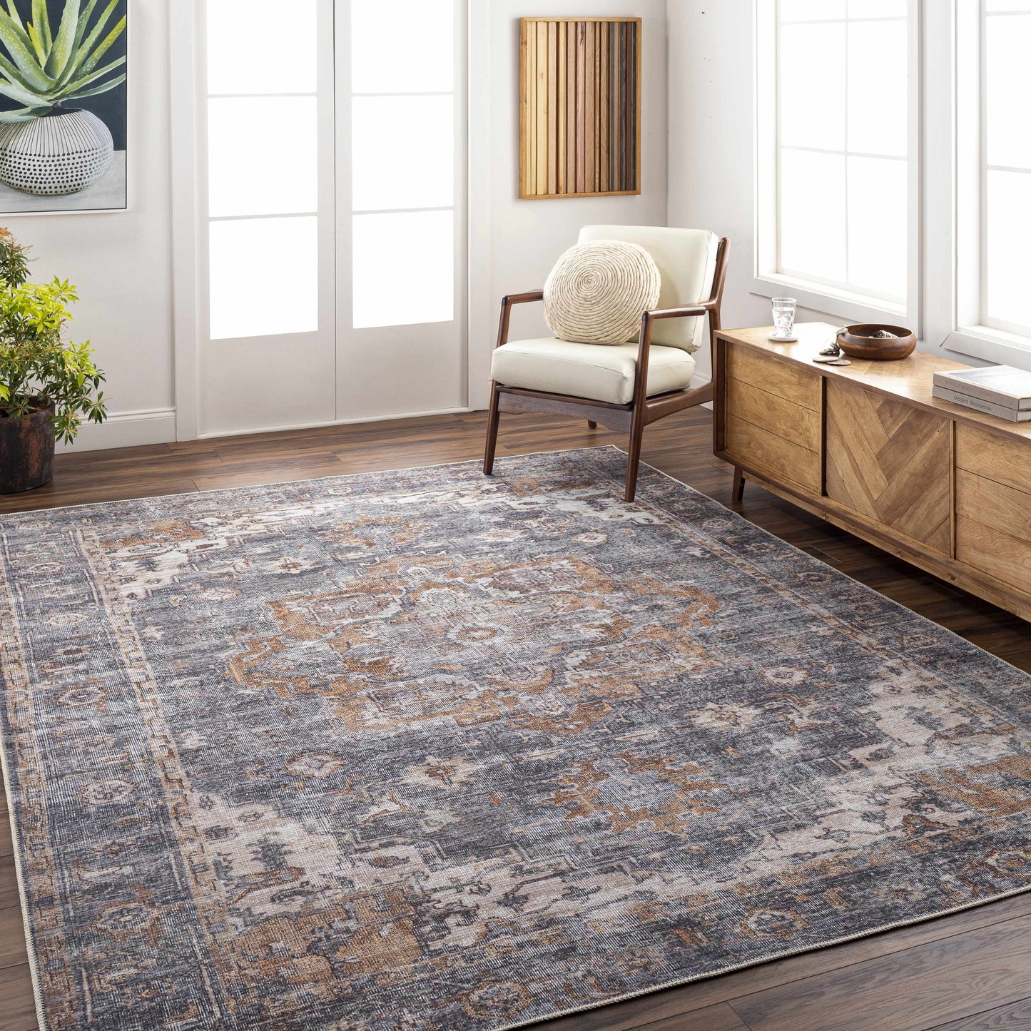 Lagangilang Washable Area Rug - Boutique Rugs