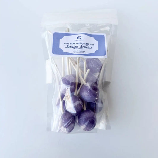 Lollipop Candy - Blackberry Lime Fizz - Candy Making Co.