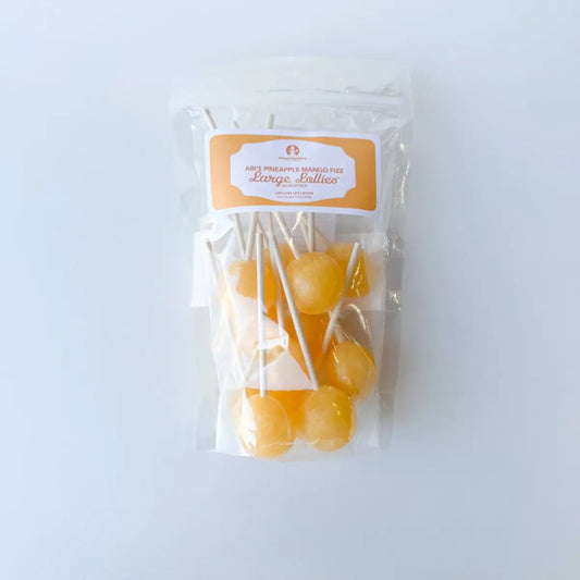 Lollipop Candy - Pineapple Mango Fizz - Candy Making Co.