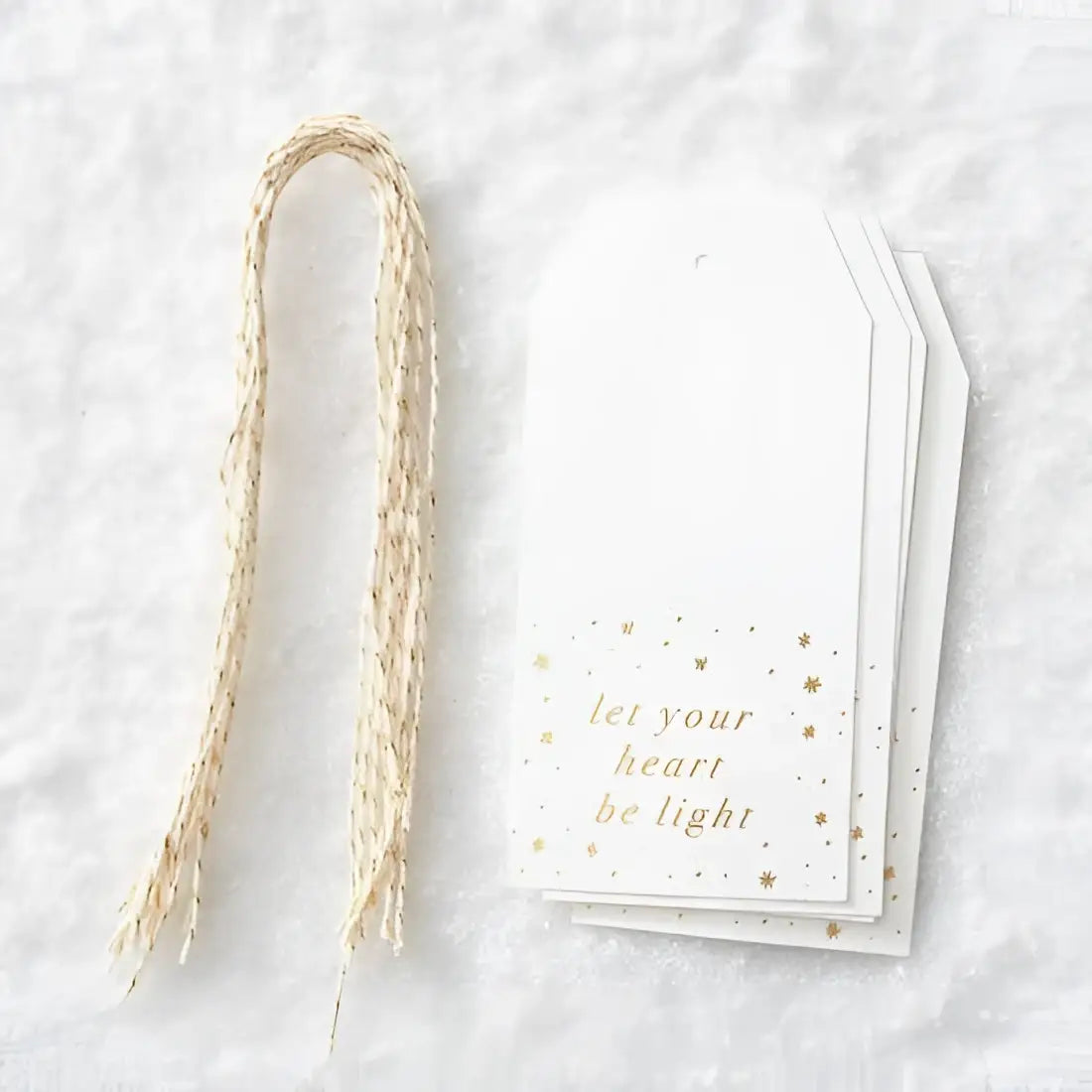 Let Your Heart Be Light Gift Tags - Paper Source Wholesale