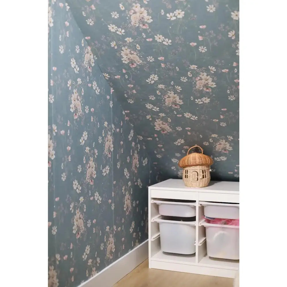 Liesl Wallpaper - Flower Stems - by Emily Cooper Art - Loomwell Home Goods