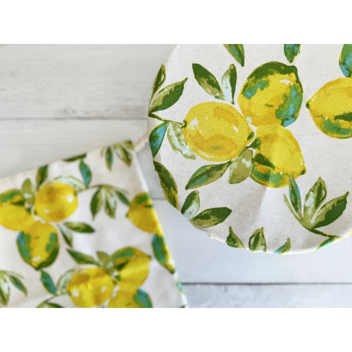 Bread Makers Set - Limoncello Lemons - Bread Bag and Bowl Cover - Dot and Army