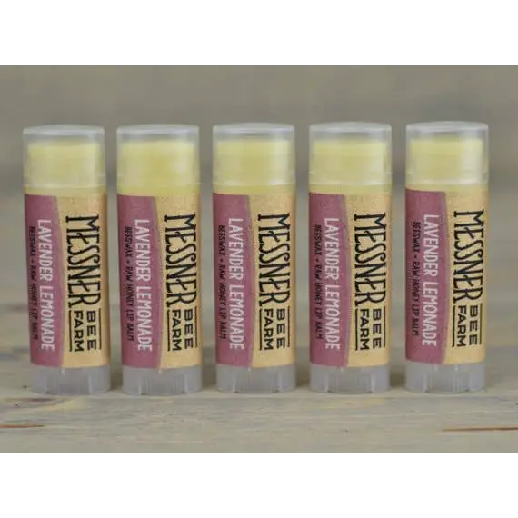 Lip Balm - Lavender Lemonade - Handmade with Beeswax - Messner Bee Farm