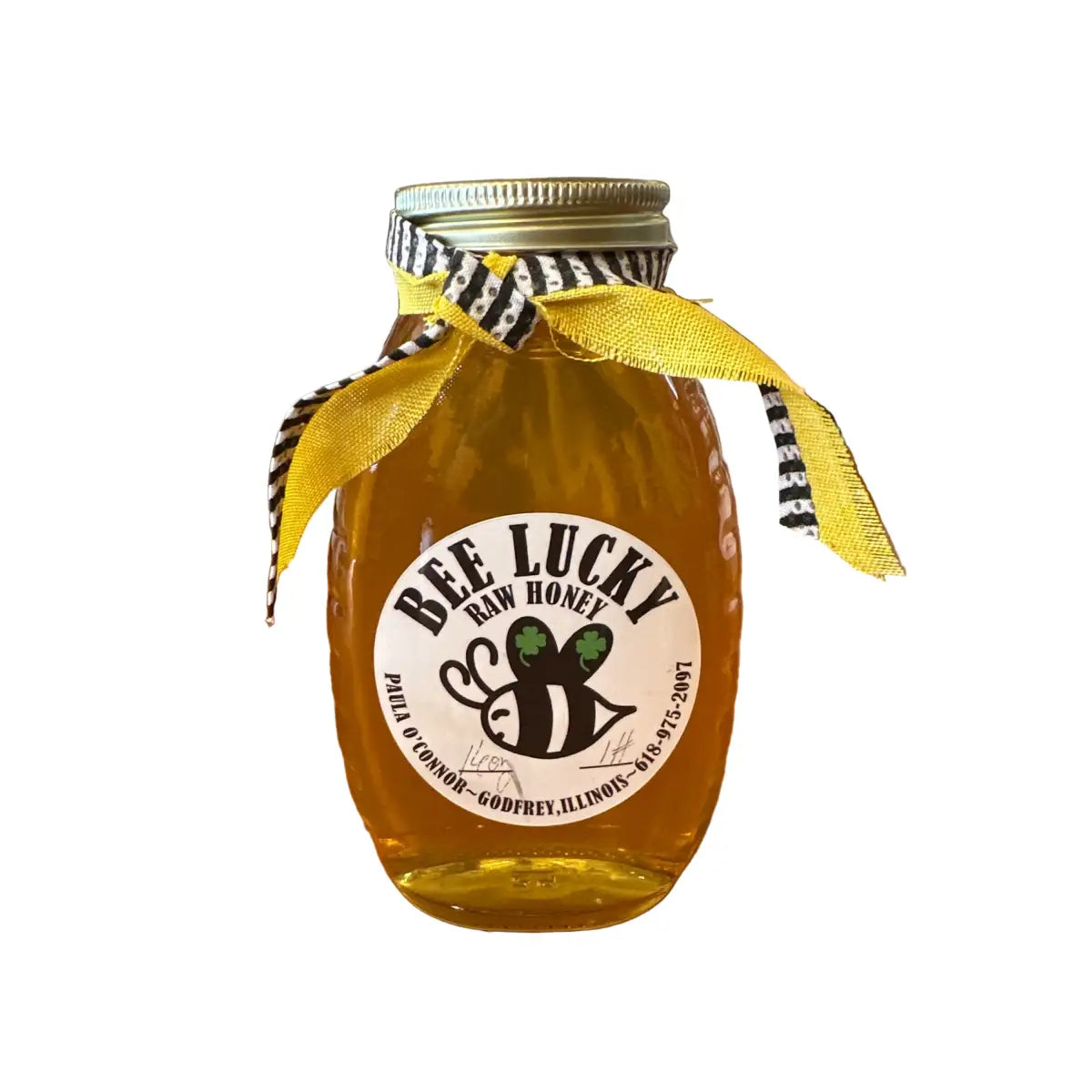 Local Honey - Illinois - Regular / 16 oz / Glass bottle - Bee Lucky Honey