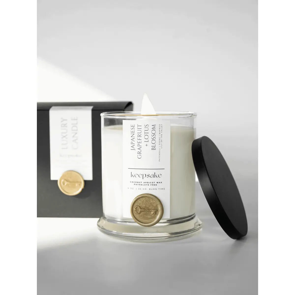 Luxury Candle - Japanese Grapefruit + Lotus Blossom - Keepsake Candle | Curated