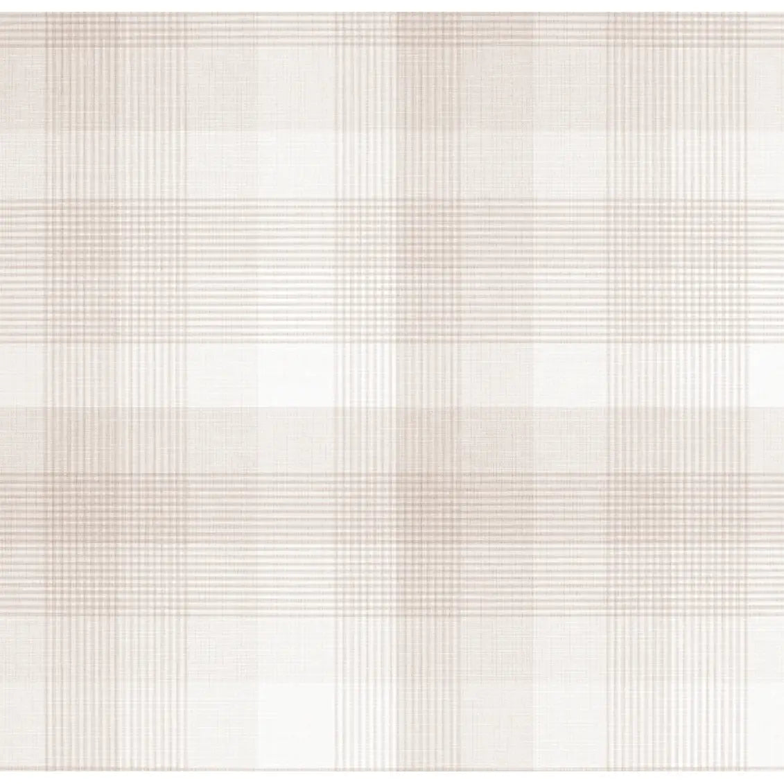 Mack Wallpaper - Subtle Plaid - by Aynsley Ovard x Bloomery Decor - Sample 1 foot by 1 foot / Beige - Loomwell Home