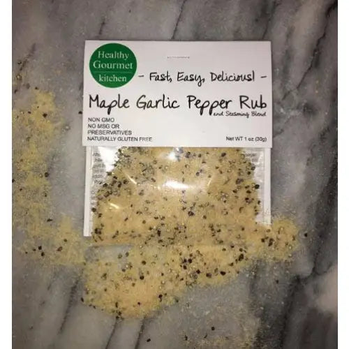 Spice Rub - Maple Garlic Black Pepper - Healthy Gourmet Kitchen