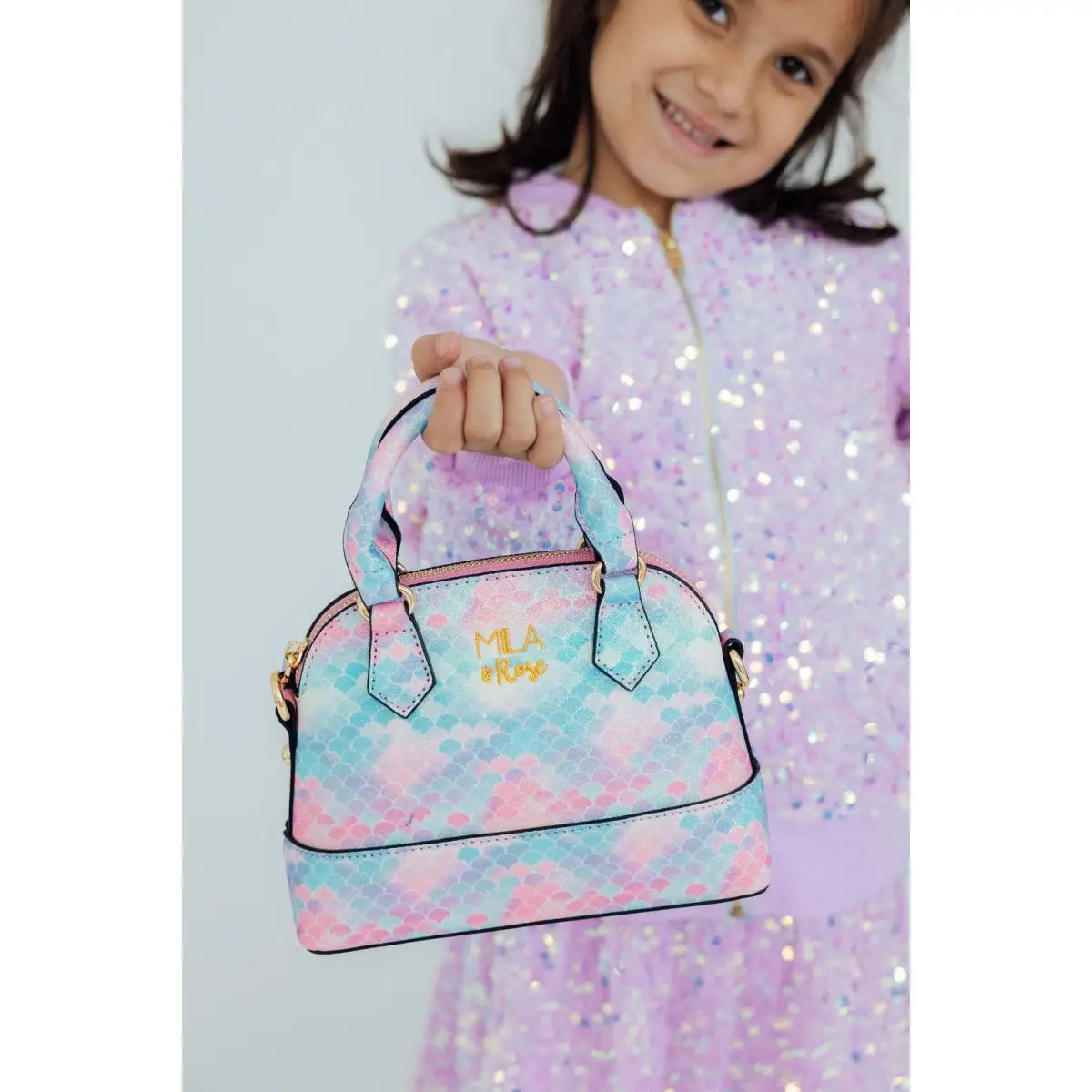 Girl’s Crossbody Purse - Mermaid Glitter - Mila & Rose ®