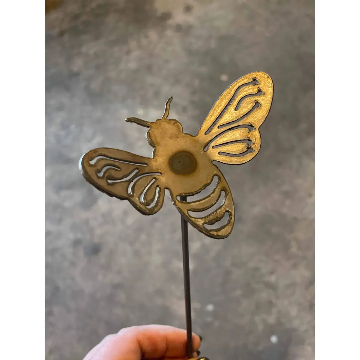 Metal Honey Bee Garden Decor Stake - 608 The Factory