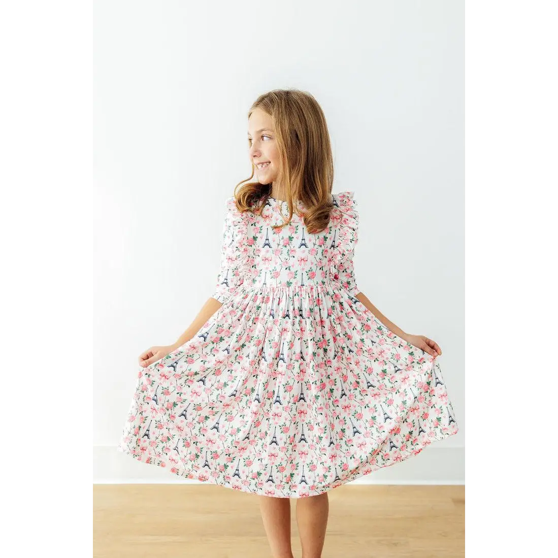 Ruffle Twirl Dress - Mila in Paris - Mila & Rose ®