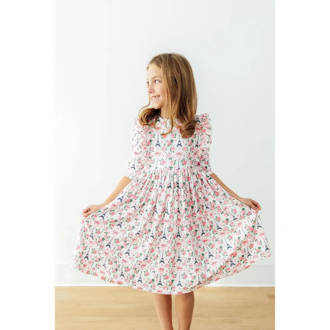 Ruffle Twirl Dress - Mila in Paris - Mila & Rose ®