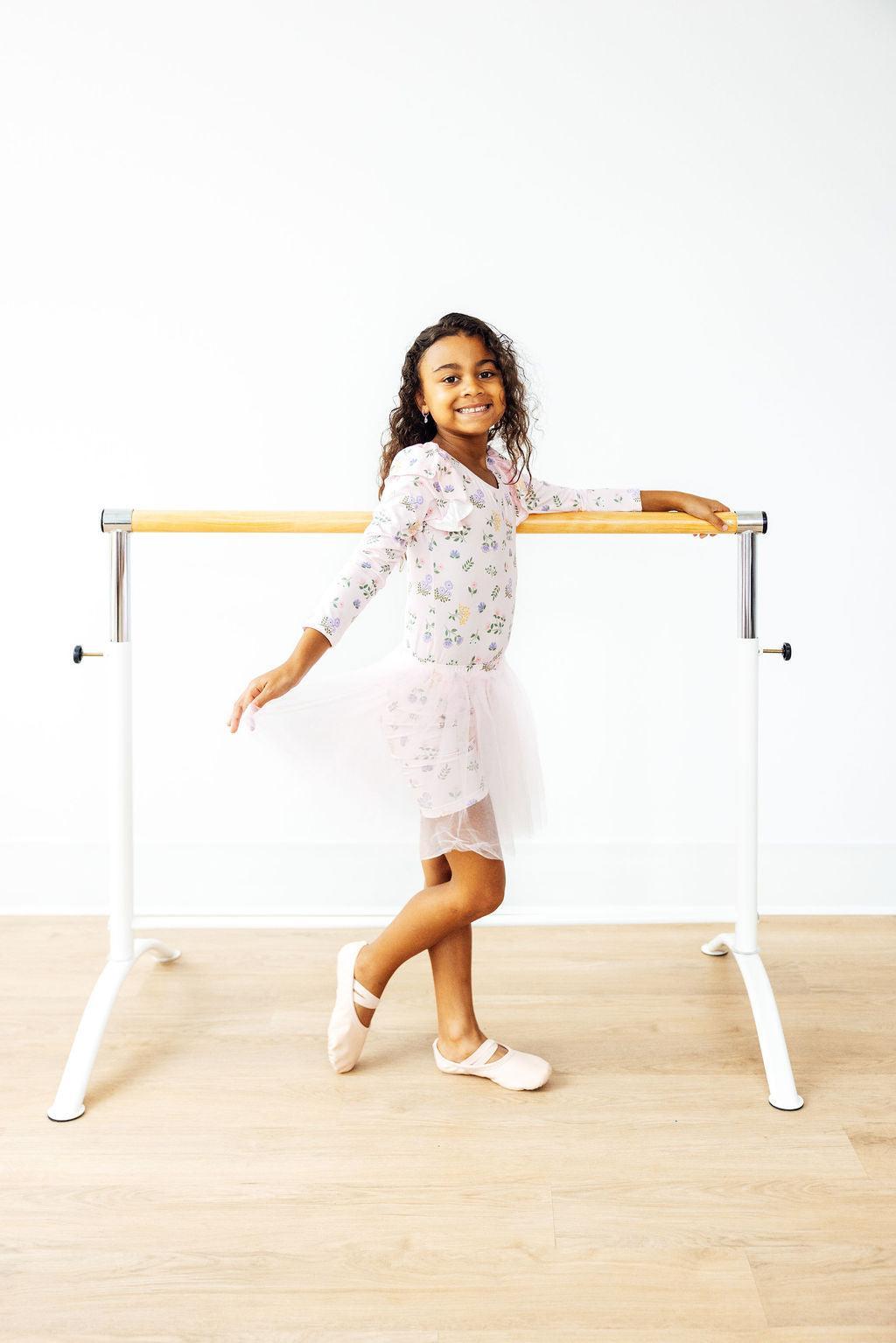 Pastel Petals L/S Flutter Sleeve Leotard - Mila & Rose ®