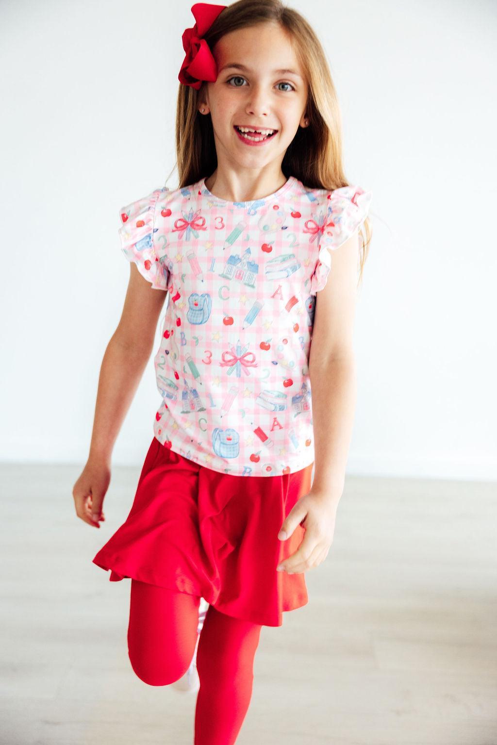 School Days Ruffle Shirt - Back to School - Mila & Rose ®