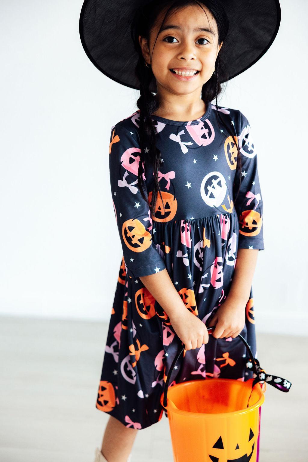 Halloween Sweet Tooth Pocket Twirl Dress - Mila & Rose ®