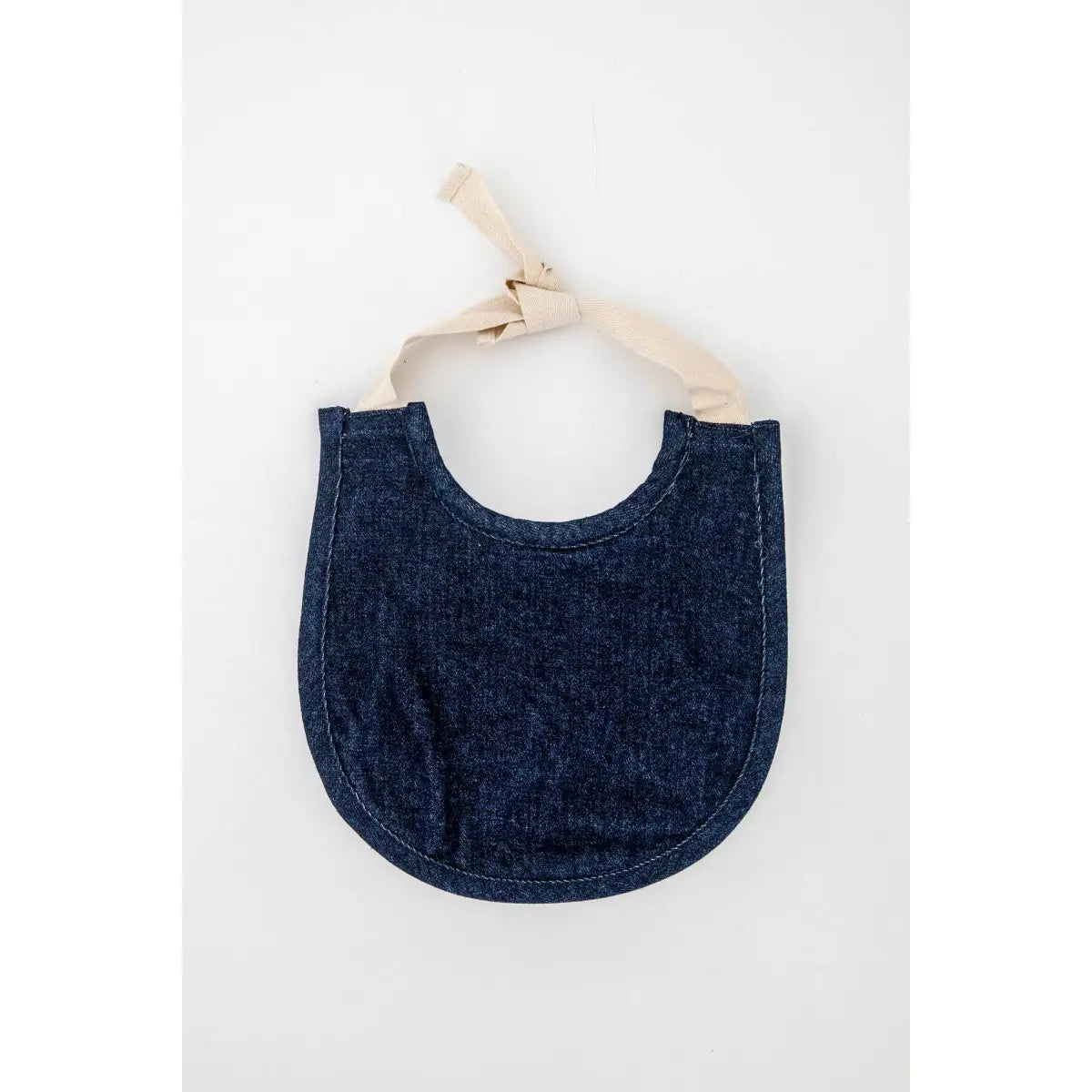Millworks Collection Baby Bib - Dark Denim - Heirloomed Collection