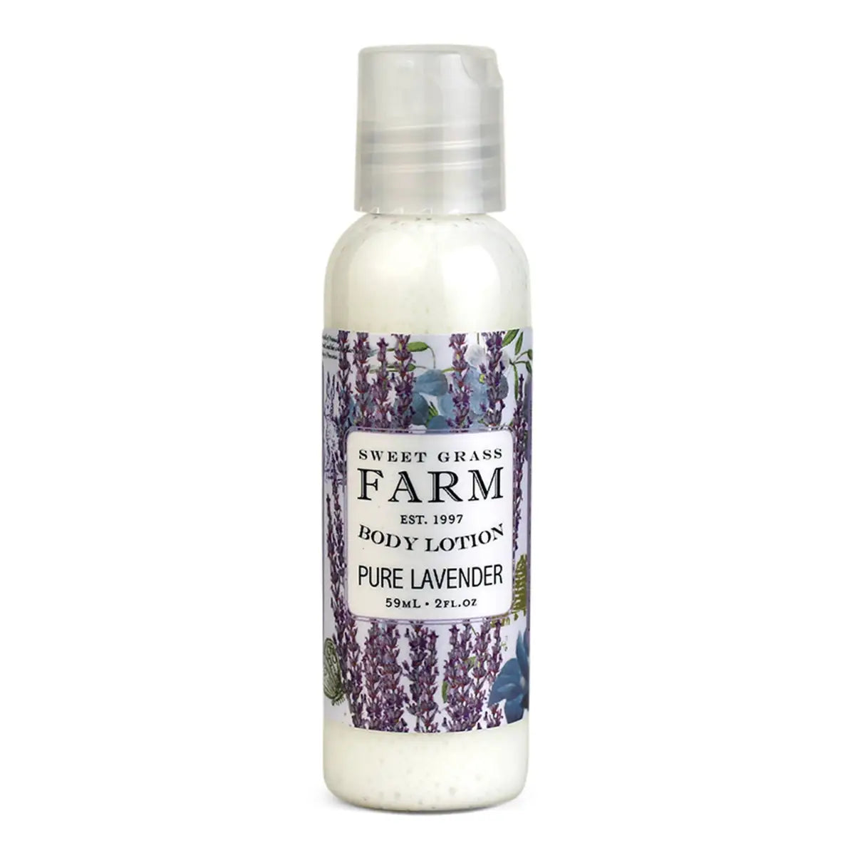 Mini Lotion with Wildflower Essential Oils - Pure Lavender - Sweet Grass Farm