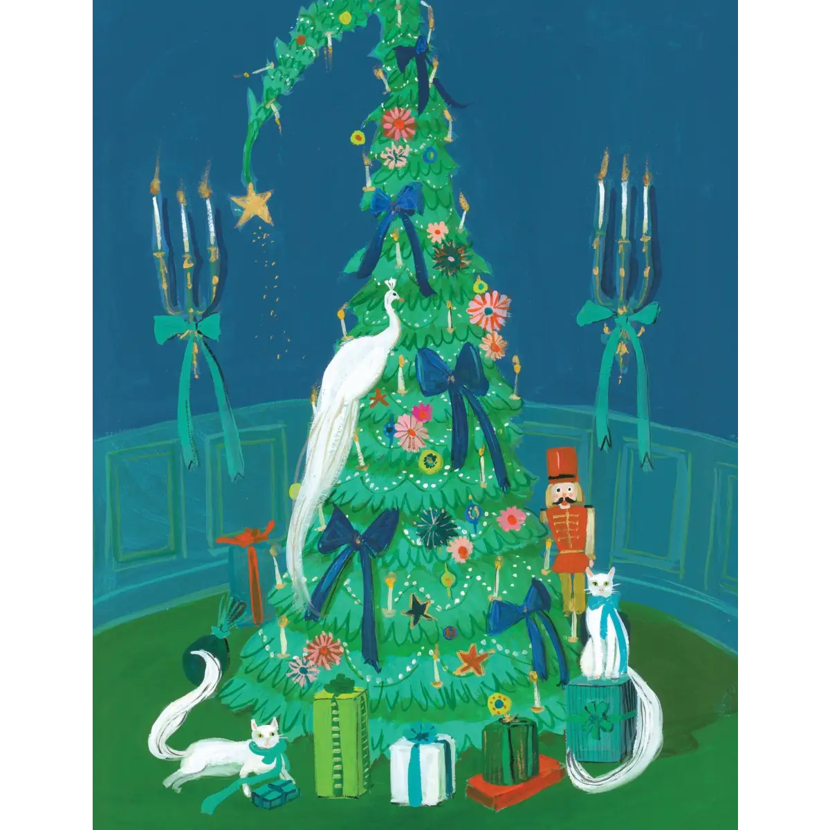 Mini Puzzle - Maximalist Christmas - 100 Piece - Janet Hill - New York Puzzle Company