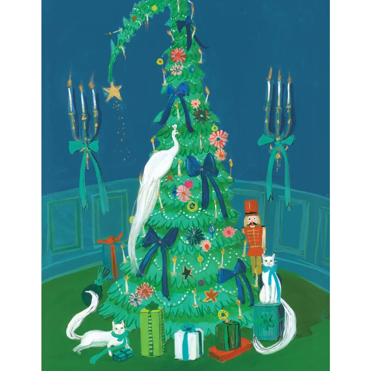 Mini Puzzle - Maximalist Christmas - 100 Piece - Janet Hill - New York Puzzle Company