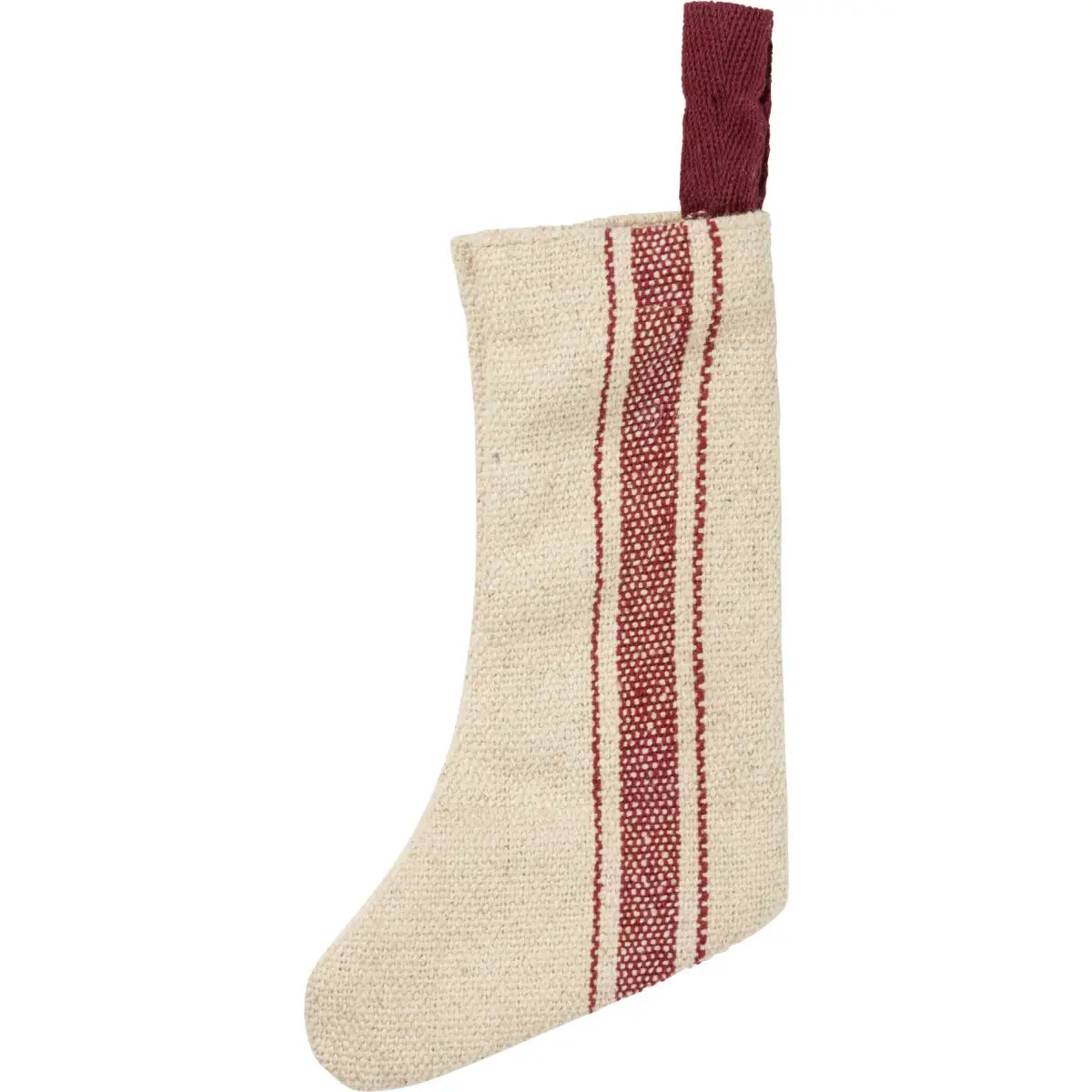 Mini Striped Christmas Stocking - Primitives by Kathy
